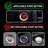 TOMALL Bling Car Engine Start Button Cover Diamond Crystal Push Start Ring Sticker Sparkly Accessories Ignition Button Rhinestone Emblem Decorations