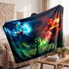 LEGO Ninjago Personalized Flannel Blanket, Custom Printed Text Name, Warm Soft Blanket For Couch Bed
