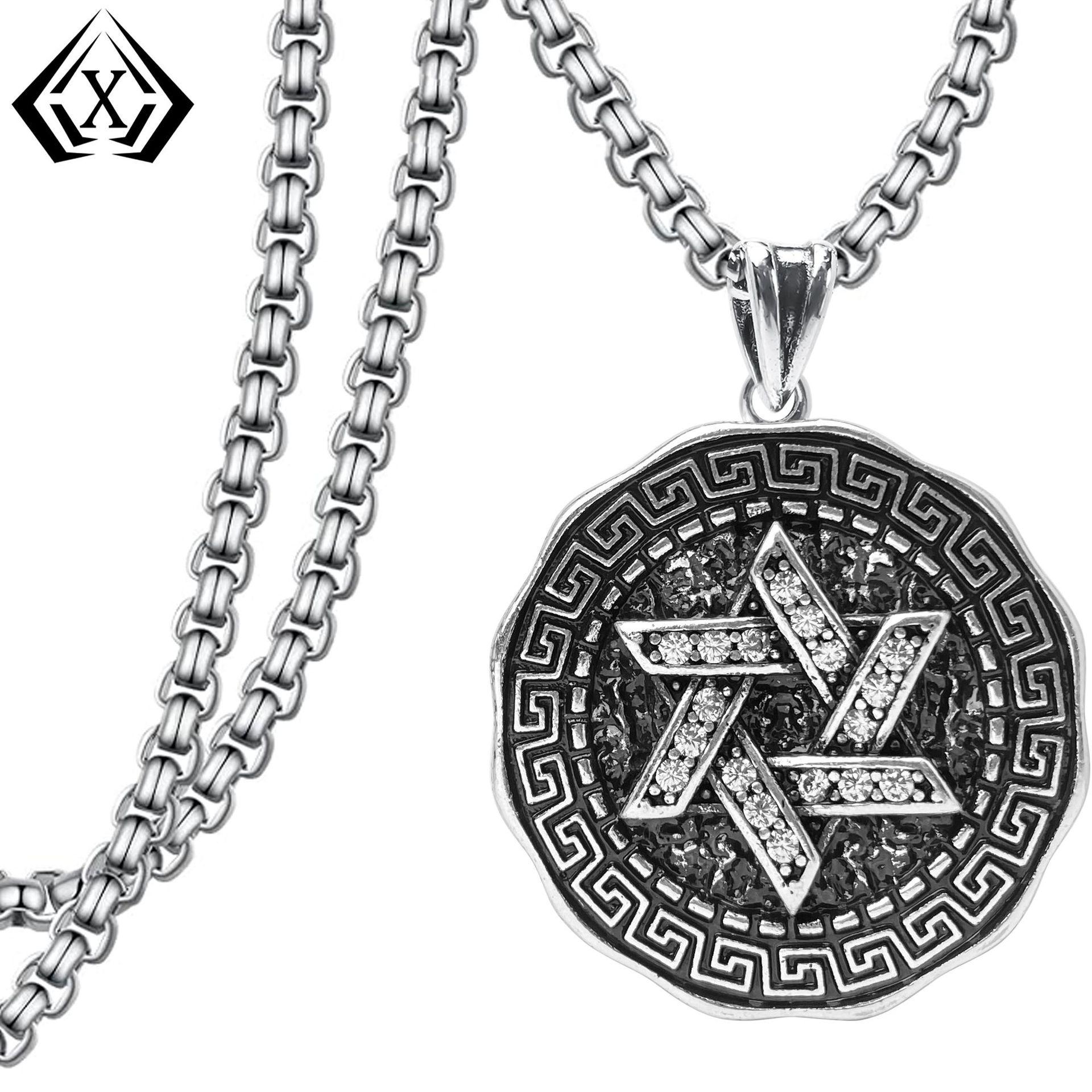 Gothic Punk Heavy Industrial Pendant Necklace - Niche Hip-Hop Style