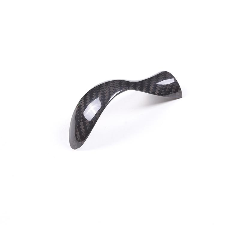 Central Console Gear Shift Knob Head Cover Trim Protection Real Carbon Fiber Interior Accessories Fit for Infiniti Q50/Q50L/Q60