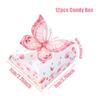 Butterfly Candy Gift Box Pink Purple Butterfly Birthday Party Decorations Kids Wedding Supplies Baby Shower Cookie Biscuit Box