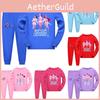 Hunters Kpop Demon Girl Short Sleeve Shorts Matching Pajamas Kids Teen Sleepwear