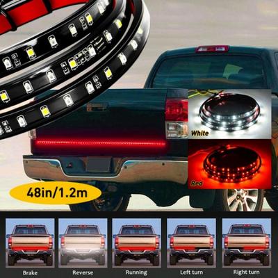 48" Tailgate Strip Truck Sequential LED Turn Signal Tail Brake Reverse Bar Light