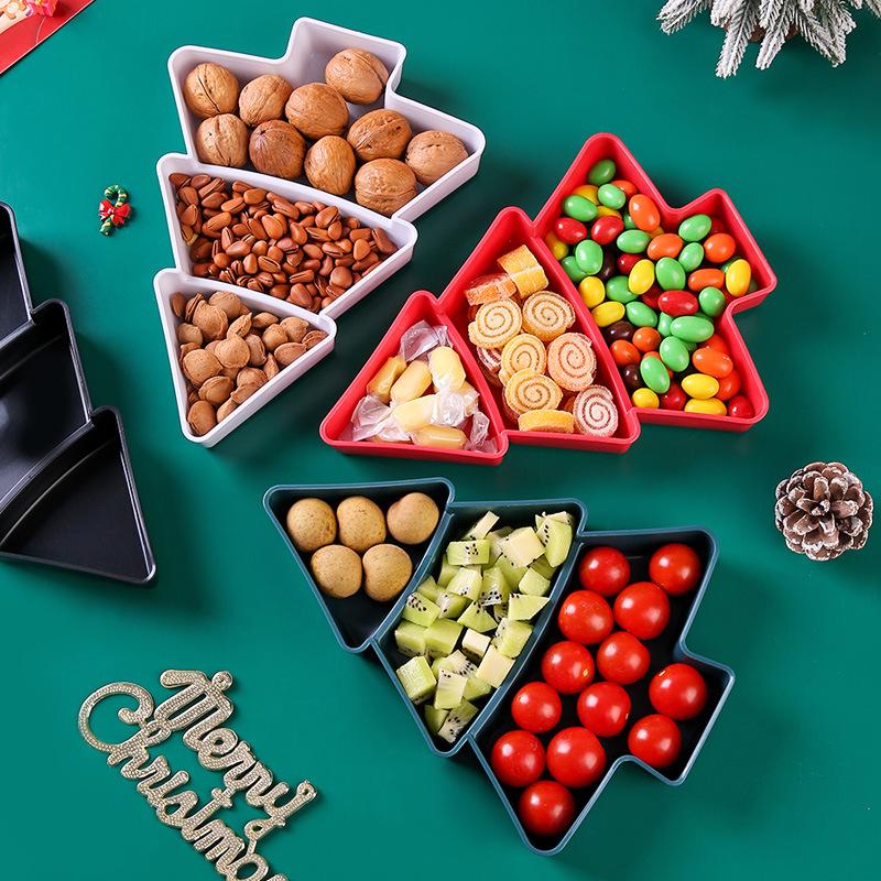Vánoční stromek Ovocný talíř Veselé Vánoce Party Dekorace pro Domov 2026 Navidad Noel Natal Xmas Dárky Šťastný Nový Rok 2027