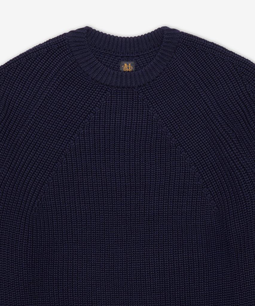 Batoneo Signature Crewneck Knit - Navy / Bn-25Aw-10Navy