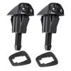 2 Pcs Windshield Washer Nozzle 3 Holes Front L/R For: ES300 Avalon Camry