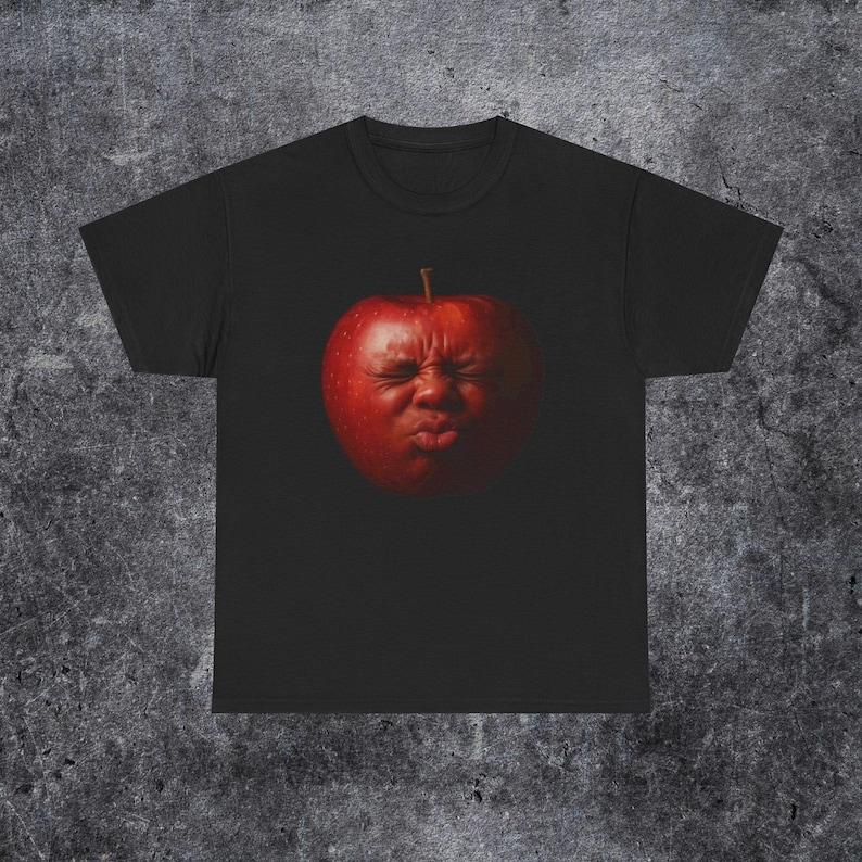 Funny AI Apple Emoji Pack Bobo Brain Emoji Tshirt Funny Birthday Party Fruit Tshirt Silly Gift AI Apple Emoji Pack Tshirt S