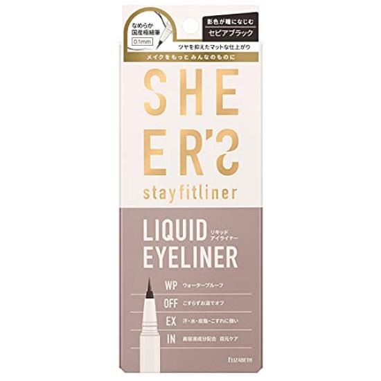 

sheers Stay Fit Liner Eyeliner 01 Sepia Black 0.5ml (x 1)