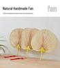 Hand-Woven Summer Round Fan: Classic Plantain, Cattail, Ji Gong, Sunflower Designs for Cooling Off