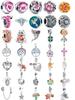 Beautiful Flowers, Butterflies, Crosses,Elephant Pendant Beads 925 Silver European Bracelet DIY Exquisite Jewelry