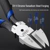 High Hardness Chrome Vanadium Alloy Steel Pliers: Water Mouth, Cutting, Wire, Side, Diagonal Cutters for Industrial Use.