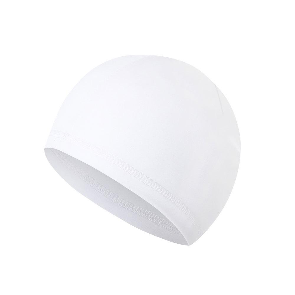 Summer Skull Cap UV Protection Ice Silk Helmet Liner Men Women Hat Workout Quick Dry Motorcycle Cycling Running Stretchy Beanie белый