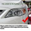 Für Toyota Corolla E140 E150 Breitbau Version 2010 2011 2012 2013 Hitzebeständiger Transparenter Frontscheinwerferabdeckung Schutz