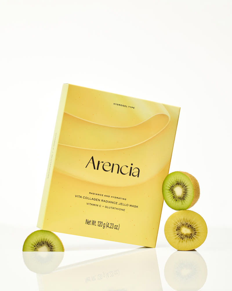 ARENCIA Vita Collagen Radiance Jello Mask 30g x 4 Vitamin C Niacinamide Glutathione Collagen Glow Mask