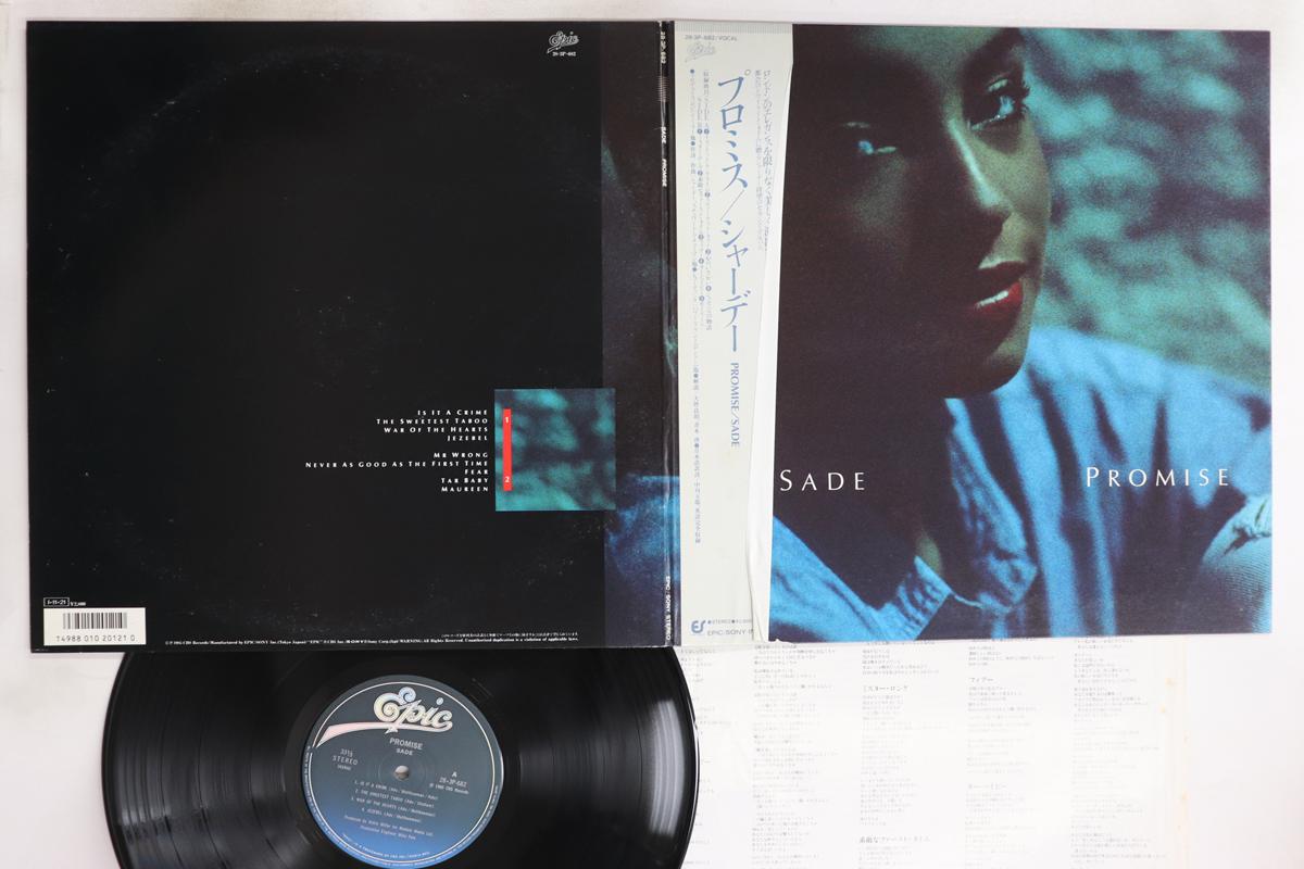 

LP Record SADE - Promise 283P682 EPIC 1985 Japan Obi Soul/Funk Used