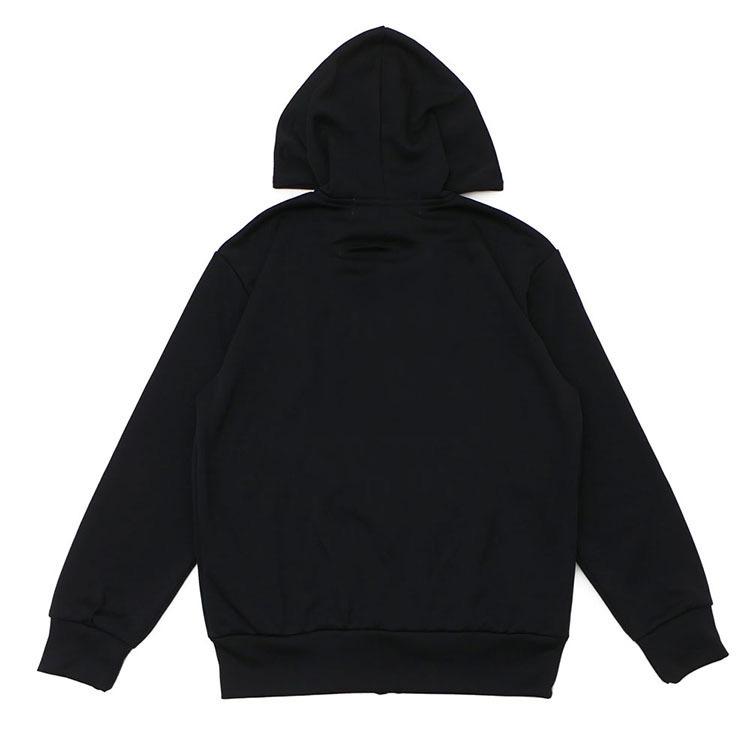 Felpa Streetwear Giapponese per Uomo Donna Coppia Pile Pesante Pullover Cuore Nero Ricamato Manica Lunga Top Oversize