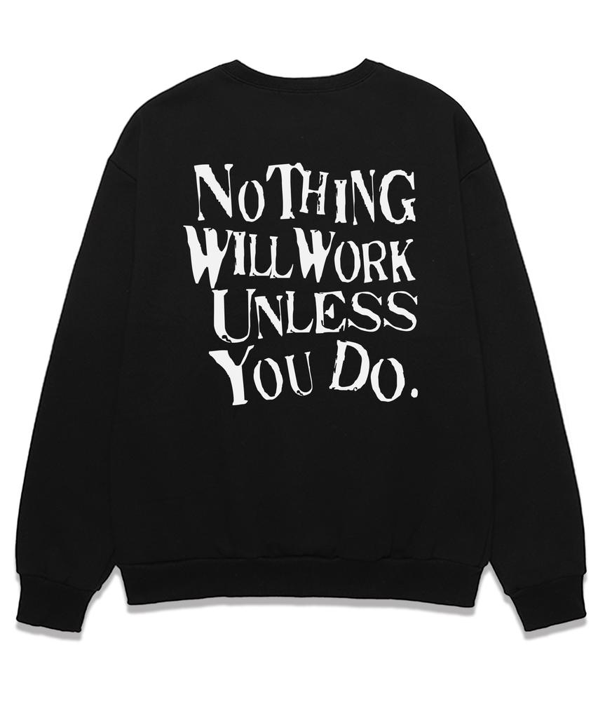 SHIRTER Unless Uo Do Sweatshirt (Sls021) Black (B Type)