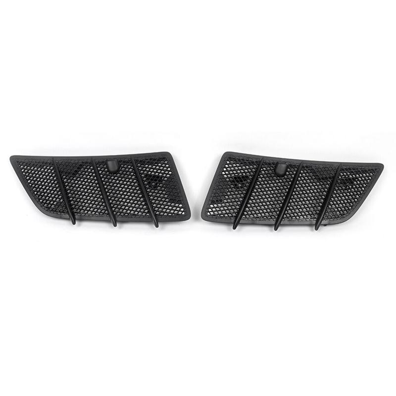 1Pair Hood Air Vent Grille Cover For Mercedes-Benz ML GL-Class W164 2007-2012 ML320 350 ML63AMG GL350 Radiator Vent Grid-A87Q