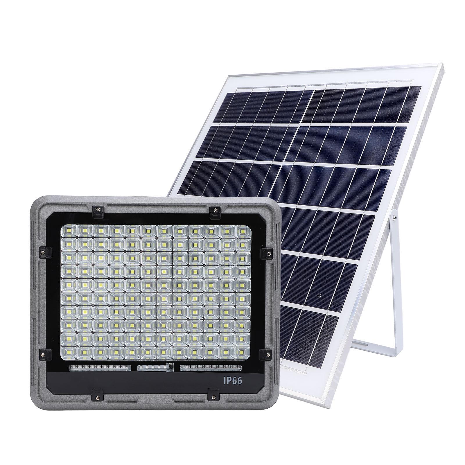 

400 Вт 120 5054LED Солнечный Светильник IP66 Водонепроницаемый Пульт Дистанционного Управления Солнечный Прожектор для Уличного Настенного Сарая