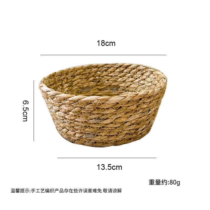 

Простота, Плетеный цветочный горшок, Многоцелевой, Плетеная корзина, Настольное хранение, Домашний декор, Плетение из ротанга, Дышащая корзина для цветов 18*6.5cm