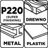 Sandpaper 93 X 230 Mm, P220, 5 Pcs., Without Holes