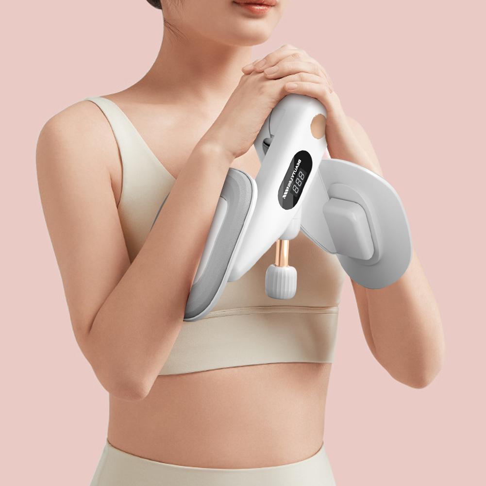 Thigh Trainer Tool with Counter Inner Thigh Exerciser Adjustable Thigh Muscle Strengthen Device for Arm Leg Thigh Toner Exercise