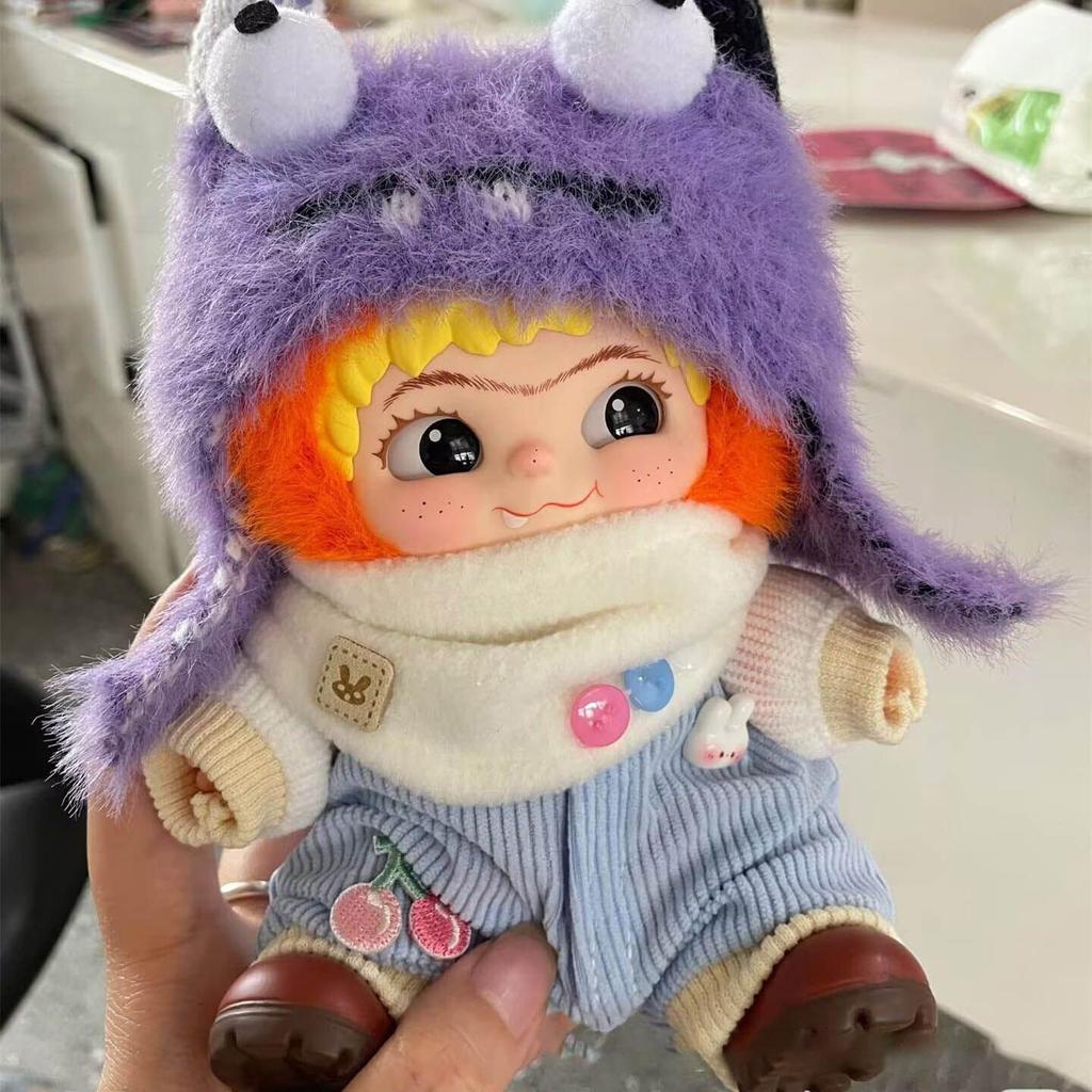 Suitable for 20 Cm Wakuku  Hip Party Bib Clothes Cotton Doll Blind Box Plush Doll Clothing