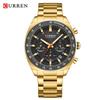 CURREN 8497 Men's Waterproof Business Quartz Watch with Multifunctional Calendar
