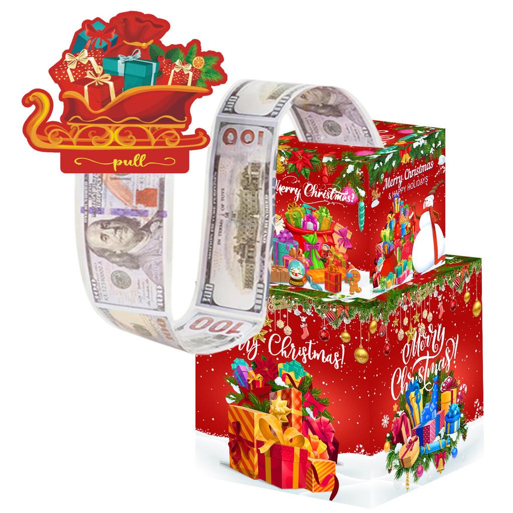 Gift Santa Doublelayer Box With Cardboard Construction Festive Gifting Holiday