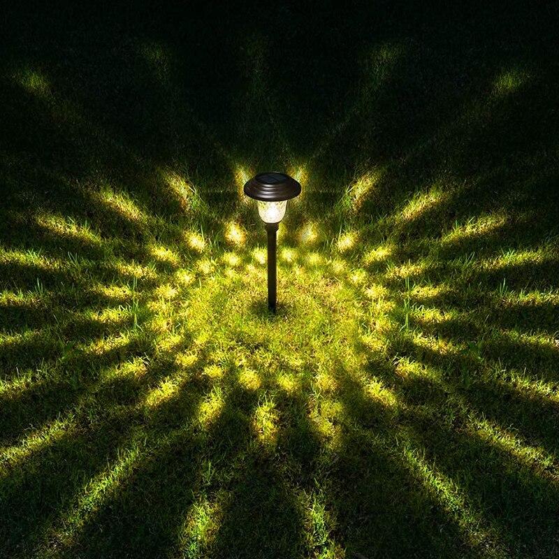 Solární led zahradní světlo Venkovní jasné světlo Až 12 hodin Vodotěsná solární lampa Domácí Zahrada Chata Dekor