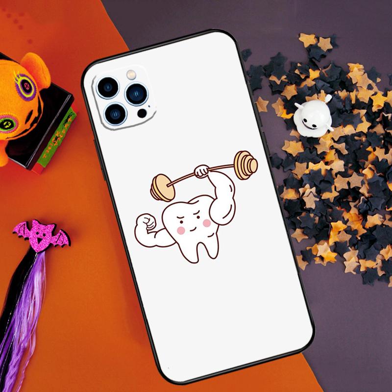 

Cute Tooth Dentist Bumper Case For iPhone 14 15 16 Pro Max 11 12 13 Pro Max Mini XR 16e 16 15 Plus Phone Cover iPhone 14 Pro