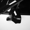 For Hyundai Santa Fe MX5 2024 2025 2pcs Carbon Fiber Style Bright Black Side Door Rearview Mirror Cover Trim LHD/RHD