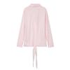 European and American style new women's fashion, fashionable bow decoration loose shirt 2484268