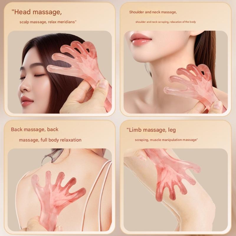 Finger Like Scalp Massage For Relaxation And Tension Relief Gentle Resin Manual Hair Head Massage Comb