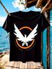Maglietta con Logo SHD di Tom ClancyS The Division 2 - Nera con O...
