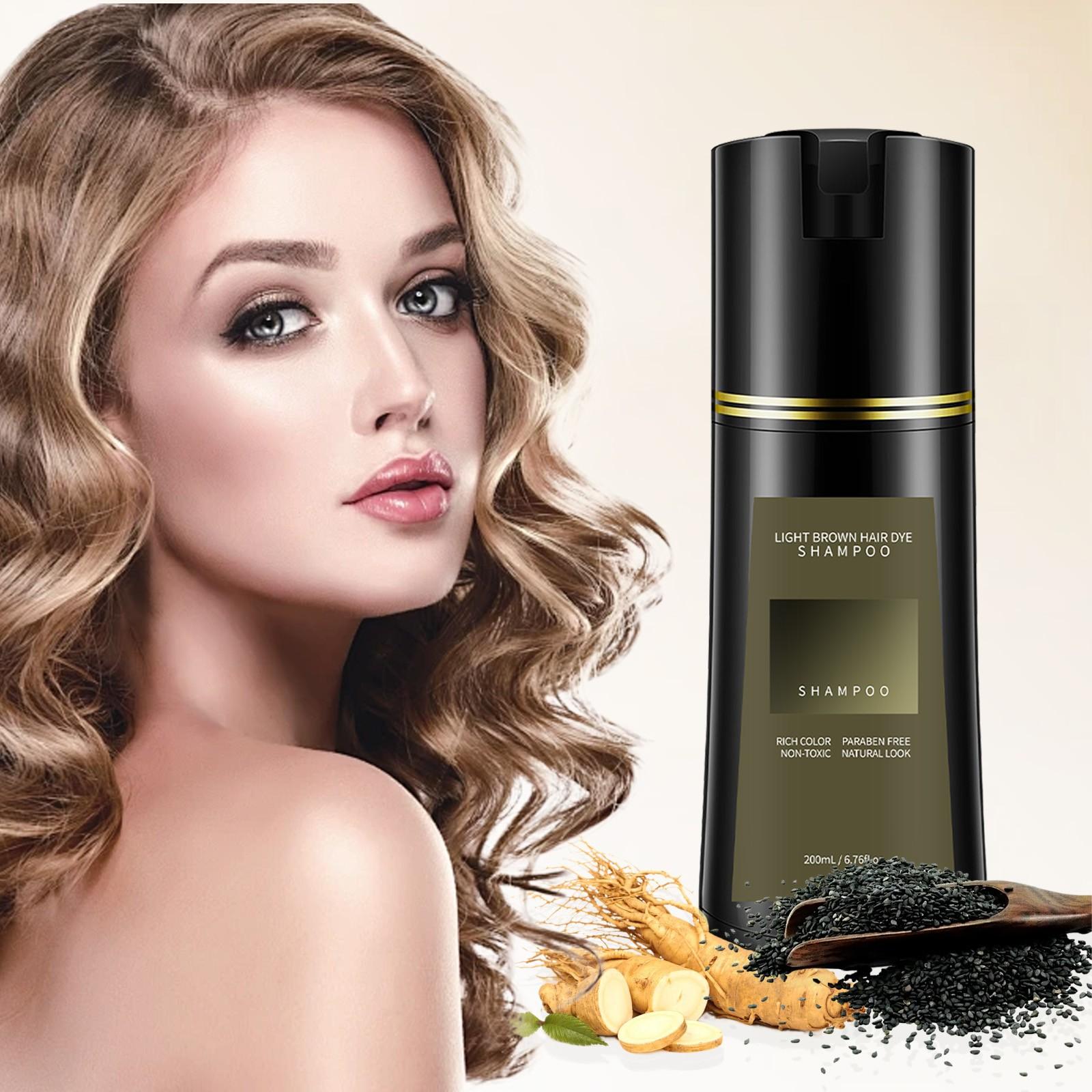 

Dyestuff Shampoo Шампунь Нежно и быстро окрашивает, не раздражает окрашивание(светло-коричневый One Size