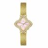 9813 Four-Leaf Clover Watch Light Luxury Fashion Women'S Watch With Diamonds And Broken Silver