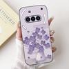 For Nothing Phone 3A Case A059 Cover Fashion Flower Soft Silicone Black Shockproof Cover On Nothing Phone3A 3 A 3APro A059P Capa