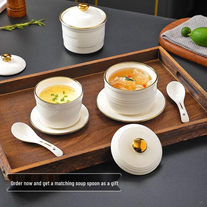 Zhi Shi Ceramic Double Boiler Stew Pot