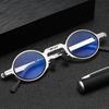 Anti Blue Light Folding Reading Glasses Men Metal Round Square Eyewear Presbyopia Eyeglasses Diopter +1.0 to +4.0 With Box
