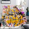 Coperta in Flanella con Stampa Personaggi Dragon Ball, Alta qualità Confortevole per Tutte le Stagioni, Arredamento per la Casa, Calore e Comfort, Perfetta per Regali di Natale