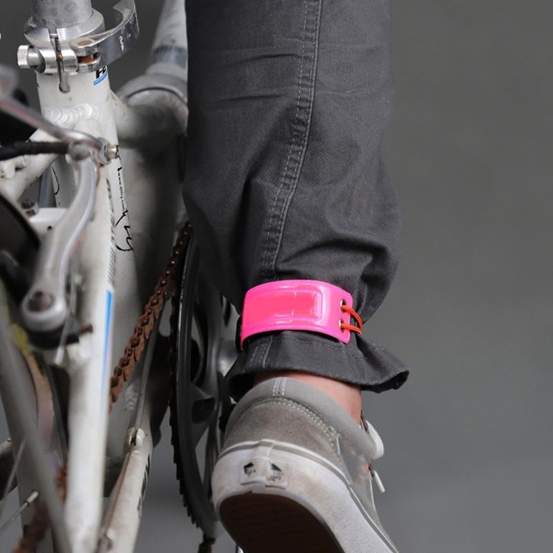 Reflective Safety Straps For Motorcycle Riders Adjustable Breathable Design isibility During Night Cycling Jogging