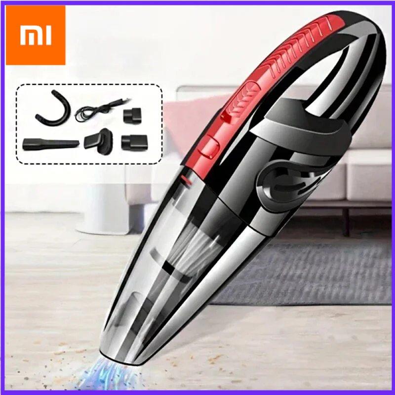 Xiaomi Tragbarer kabelloser Staubsauger fürs Auto, leistungsstarke Saugkraft, wiederaufladbarer Handstaubsauger, Schnellladung für Tierhaare im Auto und zu Hause