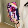 D-Deltarune Tenna Handyhülle Für IPhone 1716 15 14 13 Pro Max 11 12 Mini X Xs XR Schwarze Silikonhülle
