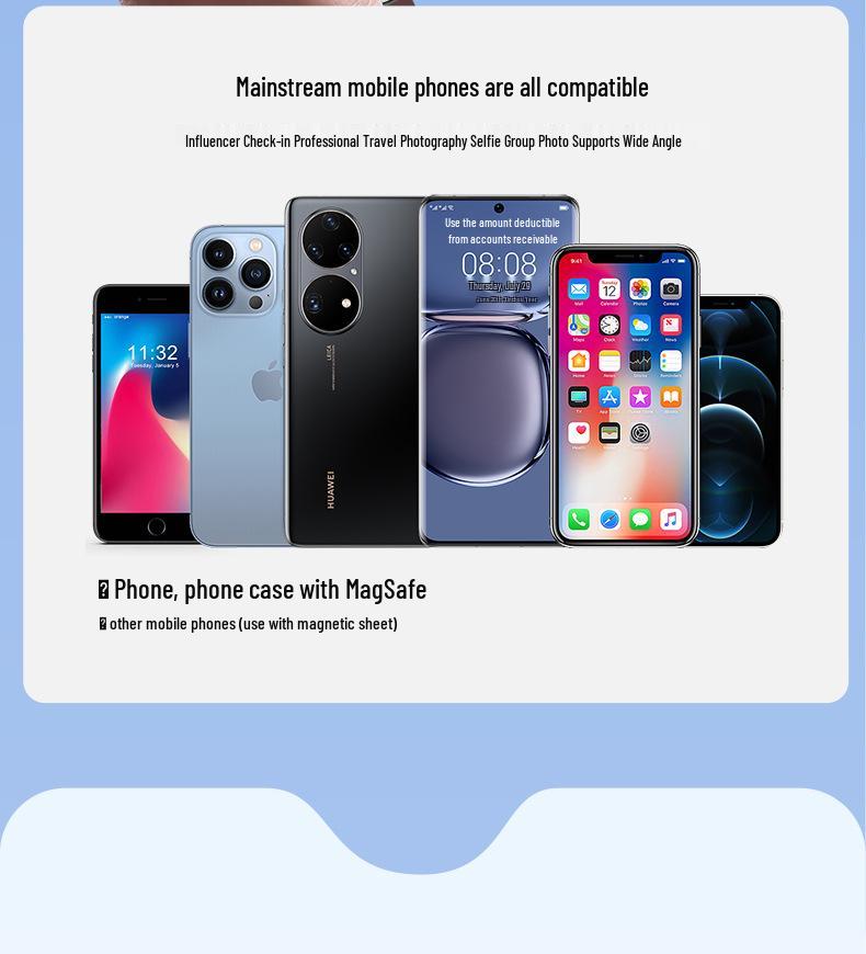 Portable Handheld Magnetic Light K04 for Phone Photography & Outdoor Shooting