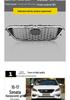 2015-2017 Hyundai Sonata 9th Gen Front Bumper Grille Mesh