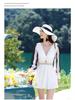 Women's 2022 Slimming Skirt-Style One-Piece Swimsuit: Conservative, Belly-Covering, Bubble Hot Spring, Small-Chest Support.
