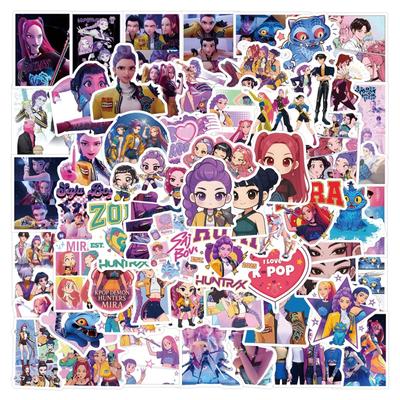 NEW 55-110PCS K-POP Demon Hunters Sticker Film Television Peripheral Computer Decorative Stickers Waterproof Vinyl Toy Kid Gifts