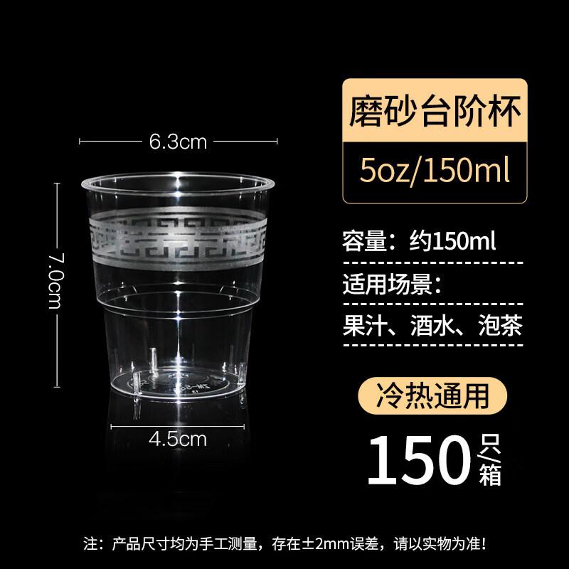 Premium Disposable Thickened Transparent Aviation Drinkware
