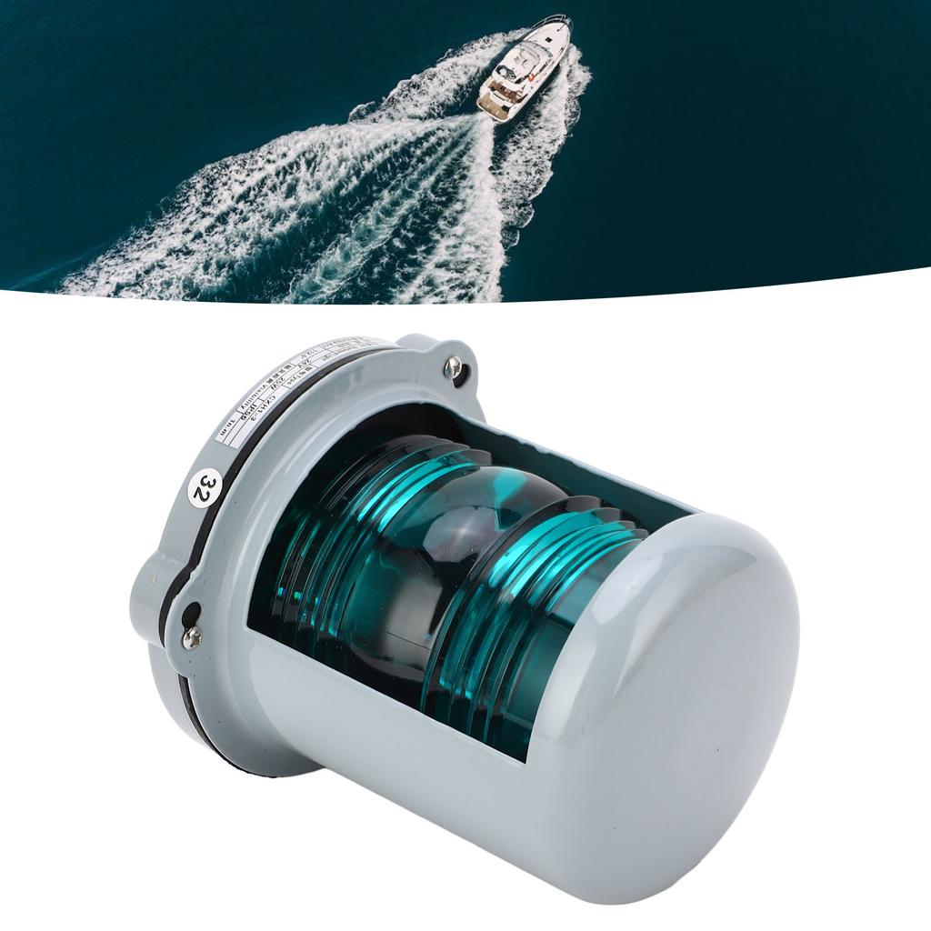 Starboard Navigation Light Green LED Anchor Navigation Lamp Signal Mast Light for 12M Boat DC24V 25W